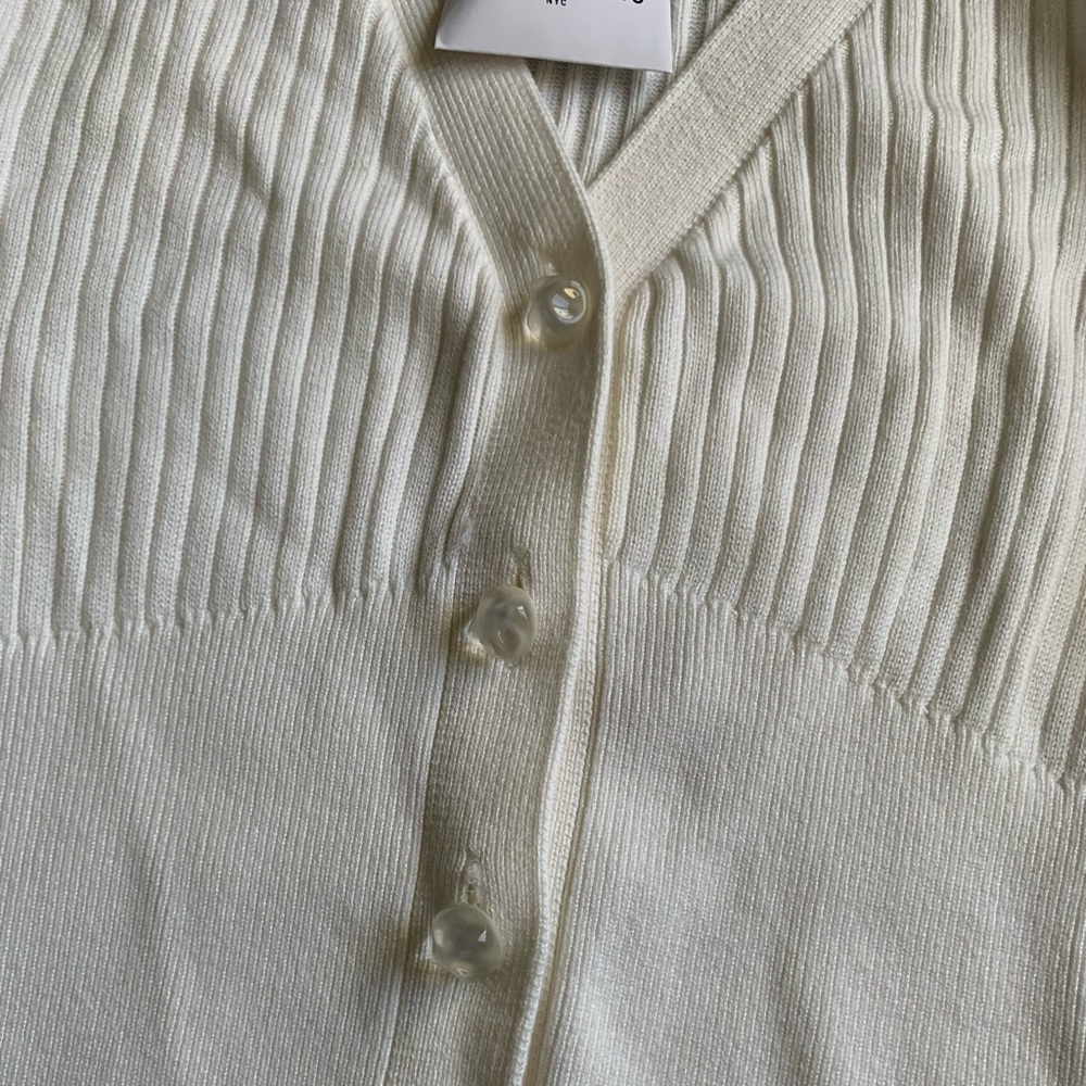 Petite Studio ivory cardigan - Picture 5 of 9